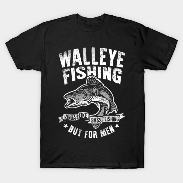 Pikeperch Walleye Vintage Look Gift T-Shirt by MarkusShirts